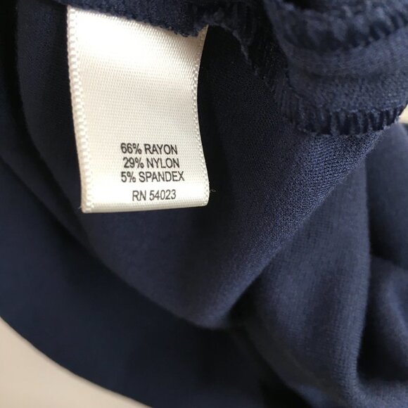 Banana Republic Color Block Navy Combo Dress Size 2 - Picture 7 of 8